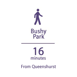 Berkeley, Queenshurst, Travel Timeline, Walk, Bushy