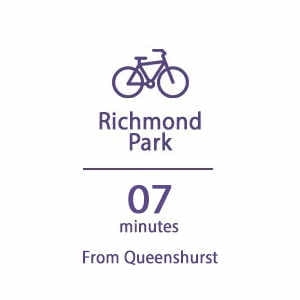 Berkeley, Queenshurst, Travel Timeline, Cycle, Richmond