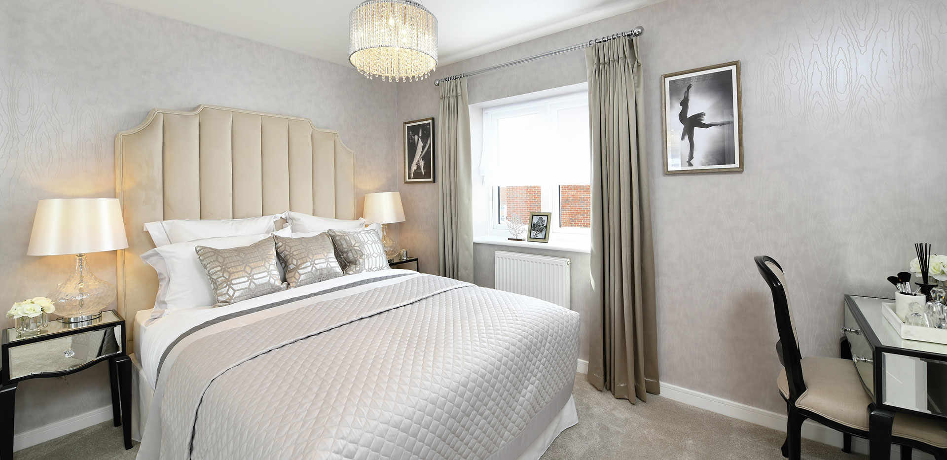 Berkeley, Holborough Lakes, Providence Walk, Three Bedroom Showhome, Master Bedroom