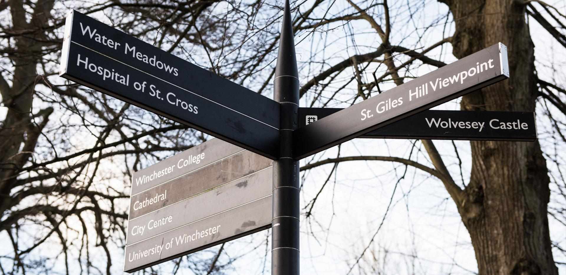 Berkeley, Knights Quarter, Local Area, Sign Post