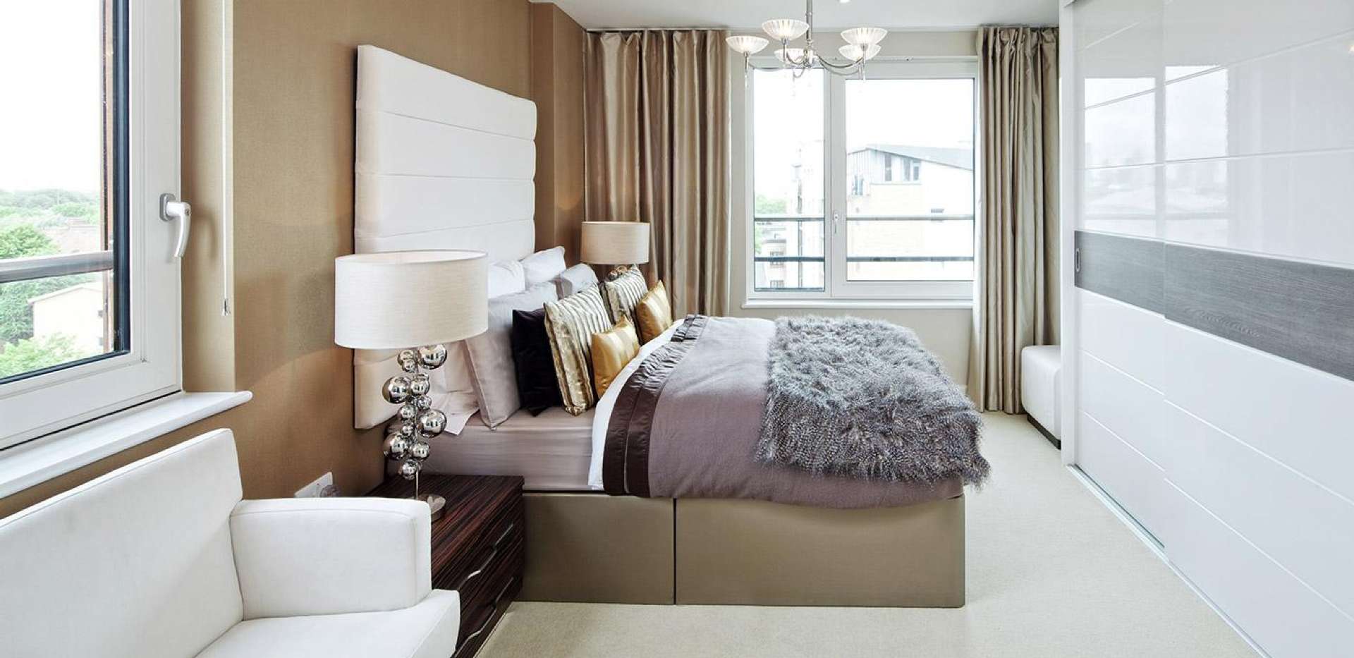 Berkeley, Marine Wharf, Bedroom Daytime, Interior