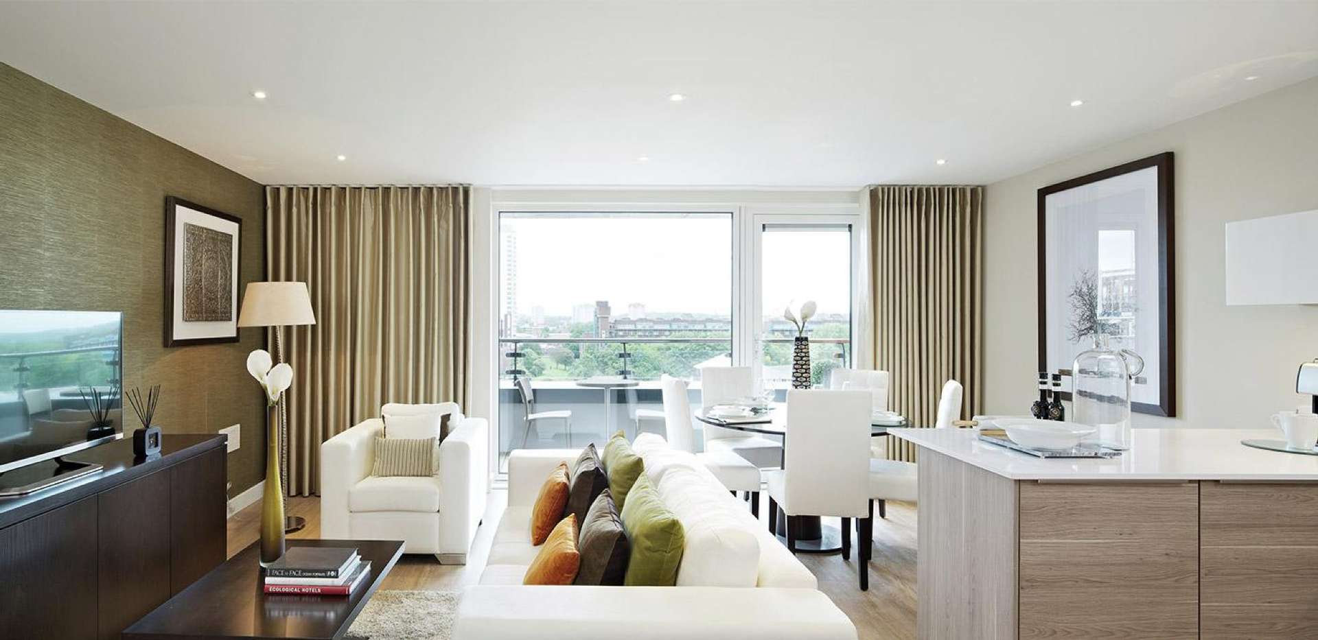 Berkeley, Marine Wharf, Living Area Daytime, Interior