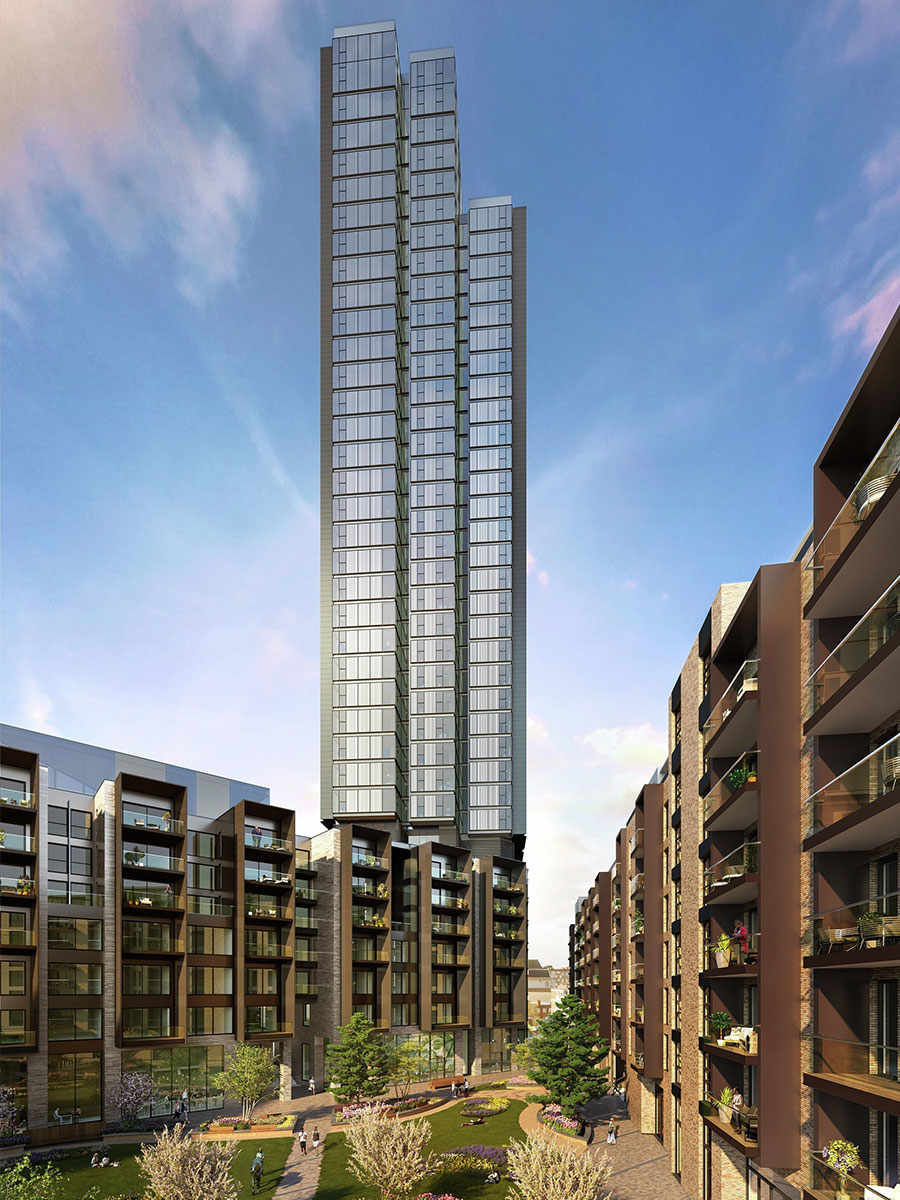 Berkeley, 250 City Road, Development Exterior