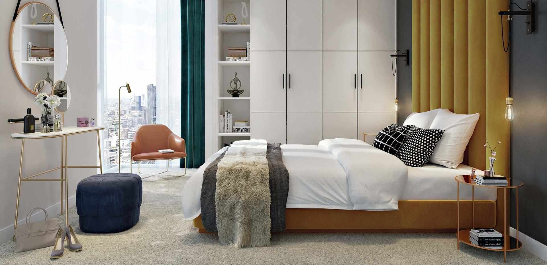 Berkeley, 250 City Road, Development Interior, Bedroom