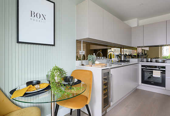 Royal Arsenal Riverside, West Quay, Specification, Kitchens