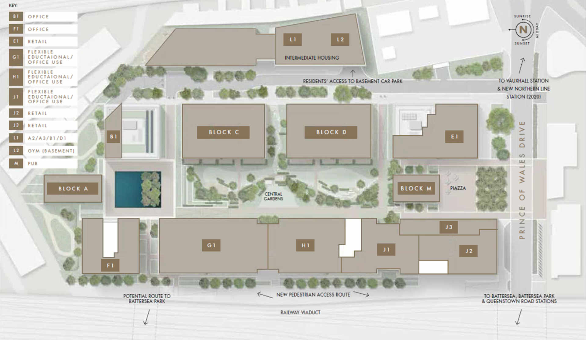 St William, Prince of Wales Drive, Commercial Site Plan