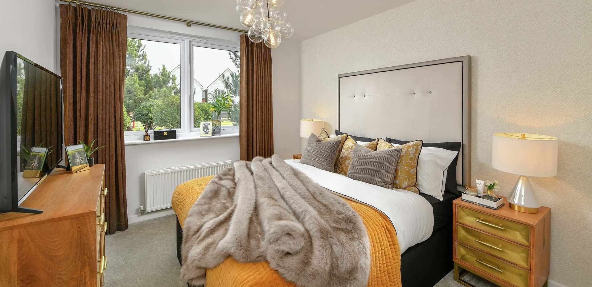 Berkeley, Holborough Lakes, The Waterview, Show Apartment, Bedroom