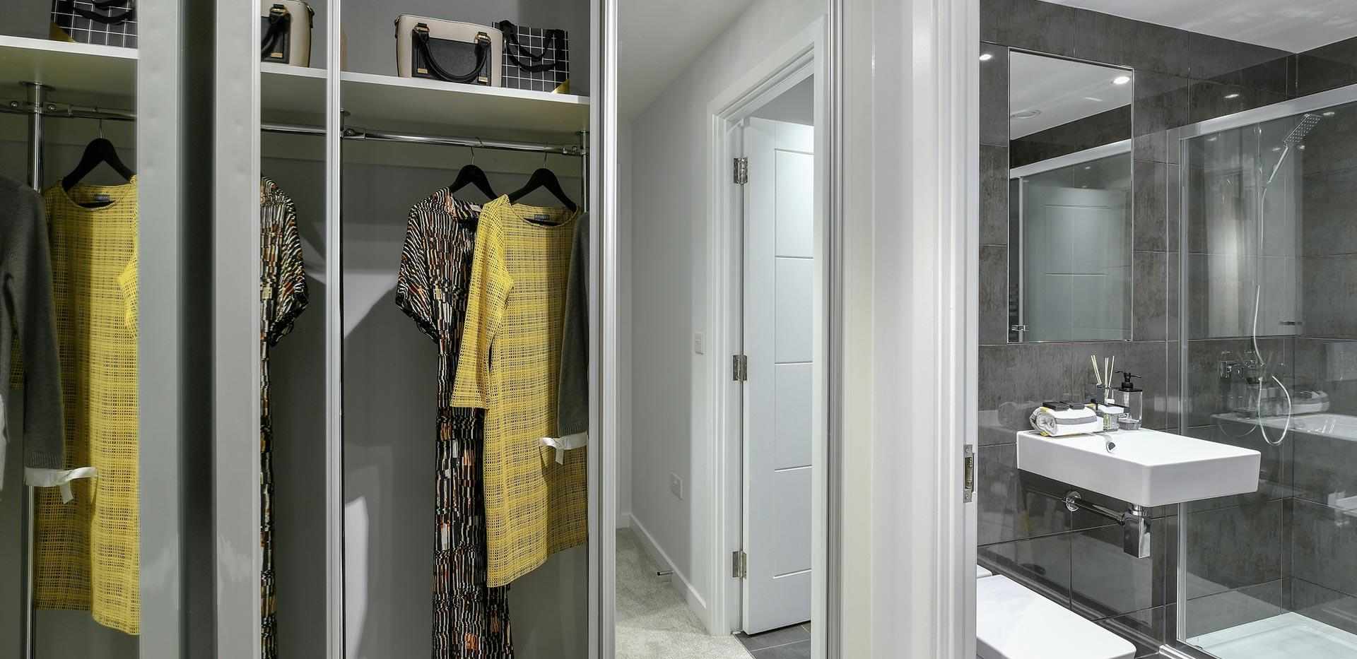 Berkeley, Holborough Lakes, The Waterview, Show Apartment, Wardrobe / En Suite