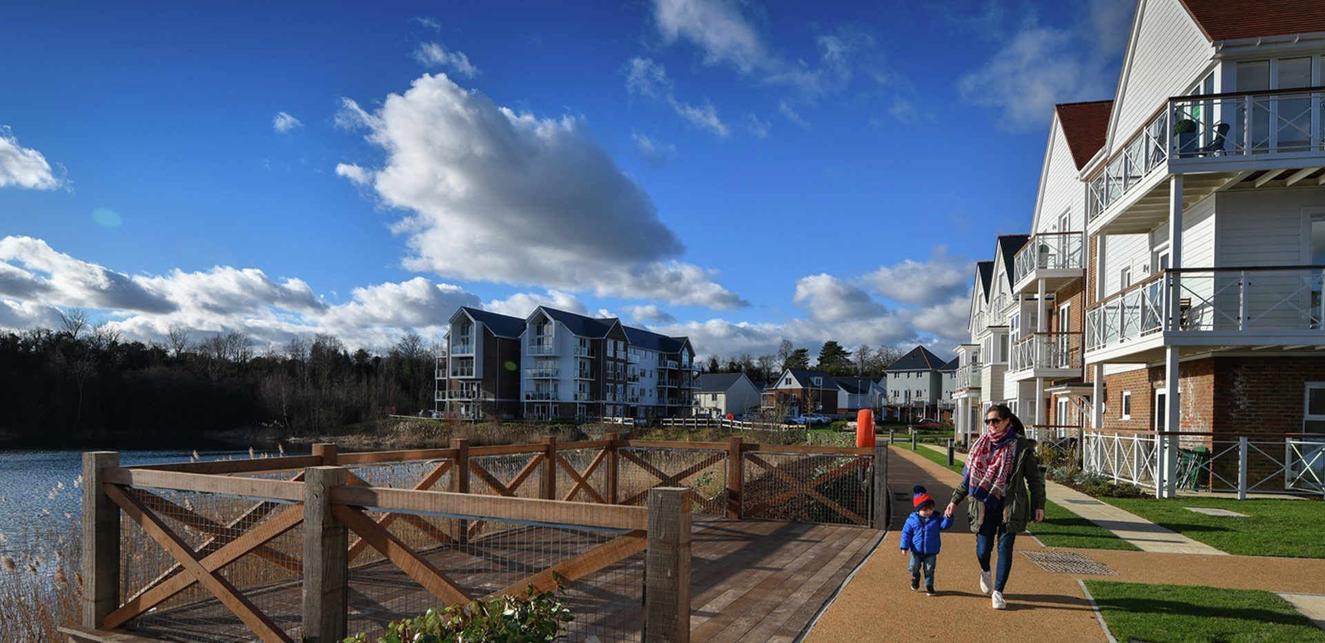 Berkeley, Holborough Lakes, Waterview Apartments, Lakeside Buildings