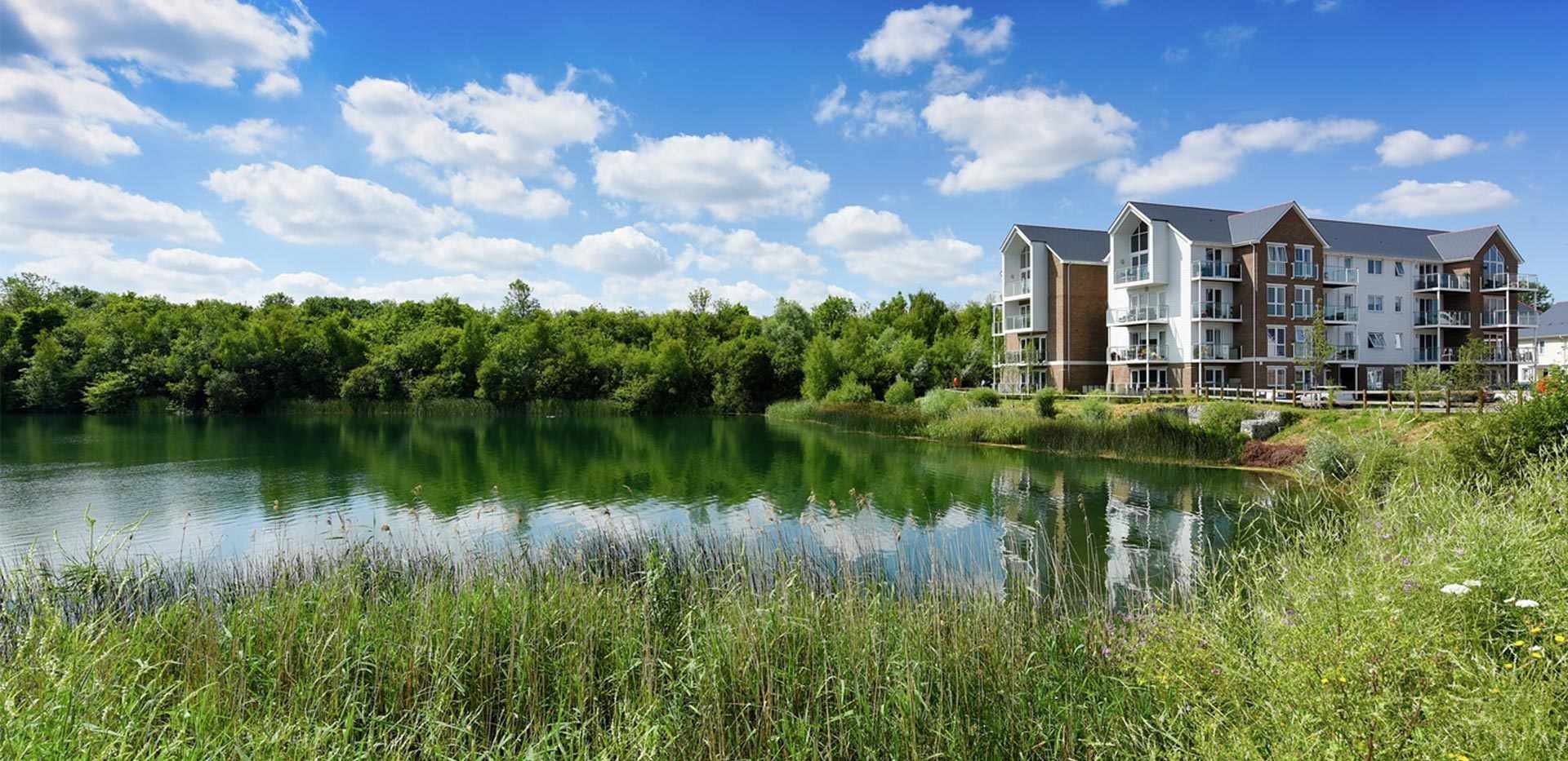 Berkeley, Holborough Lakes, Waterview Apartments, Building