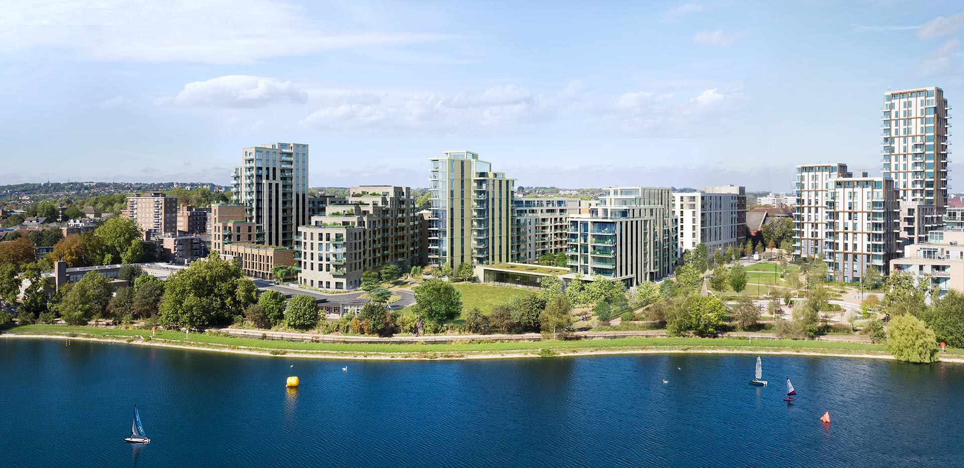 Berkeley, Woodberry Down, Exterior