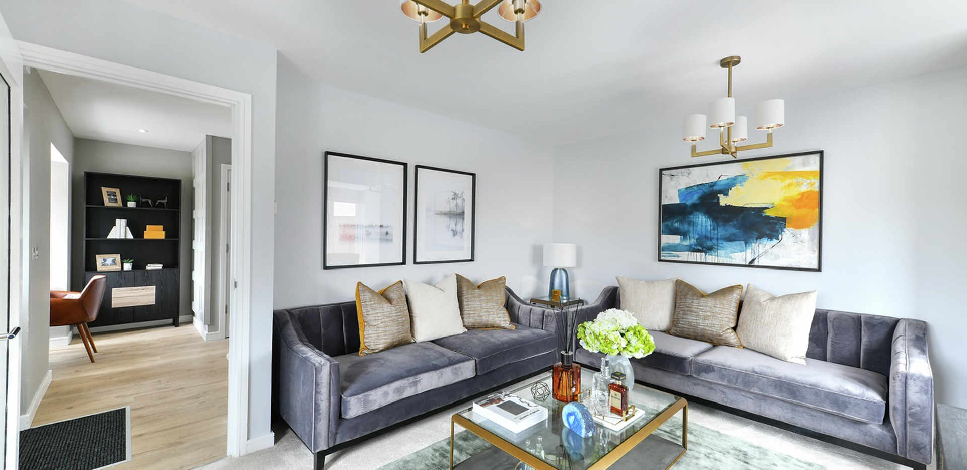 Berkeley, Holborough Lakes, Providence Walk, Showhome Interior, Living Room