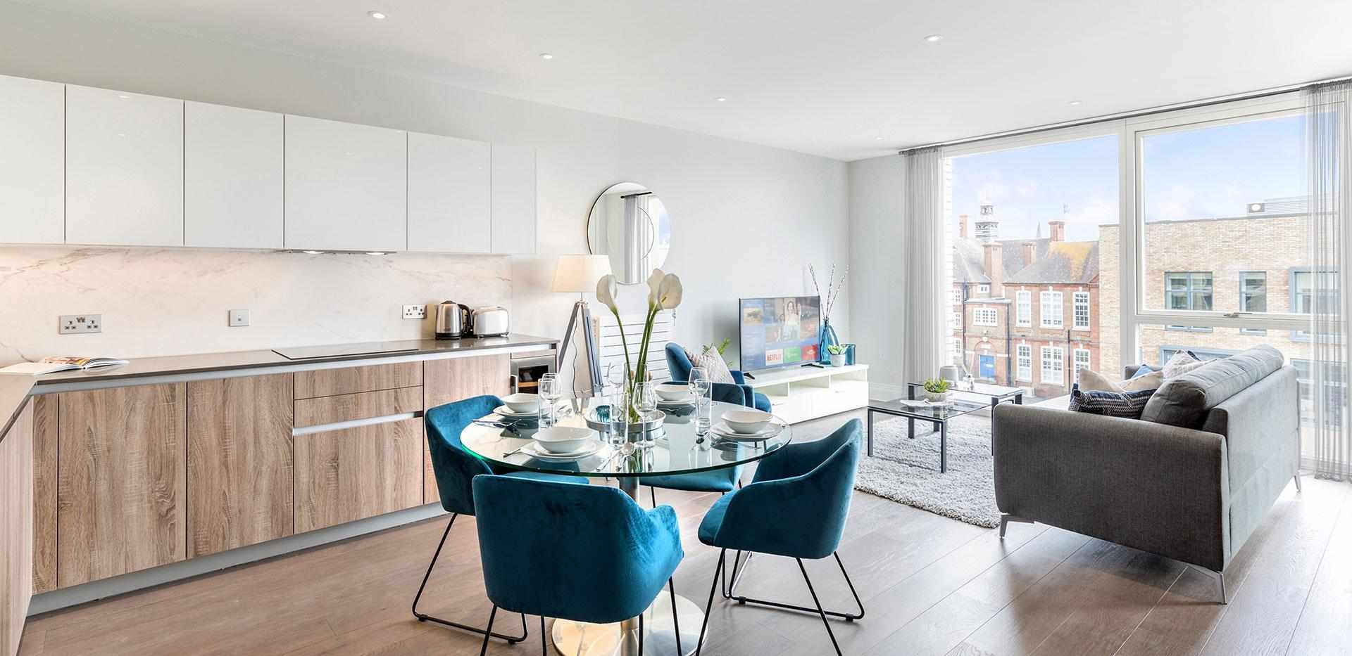 Berkeley, Queenshurst, Interiors, Kitchen / Living