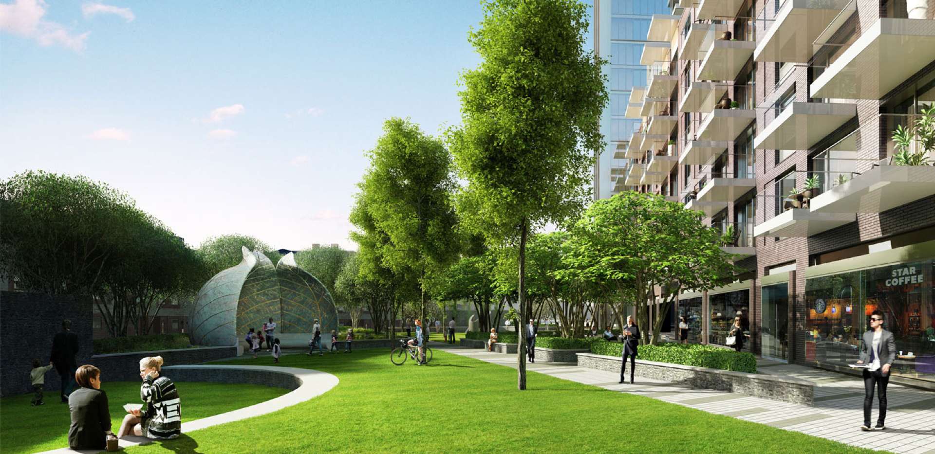 Berkeley, Goodman's Fields, Chaucer Gardens