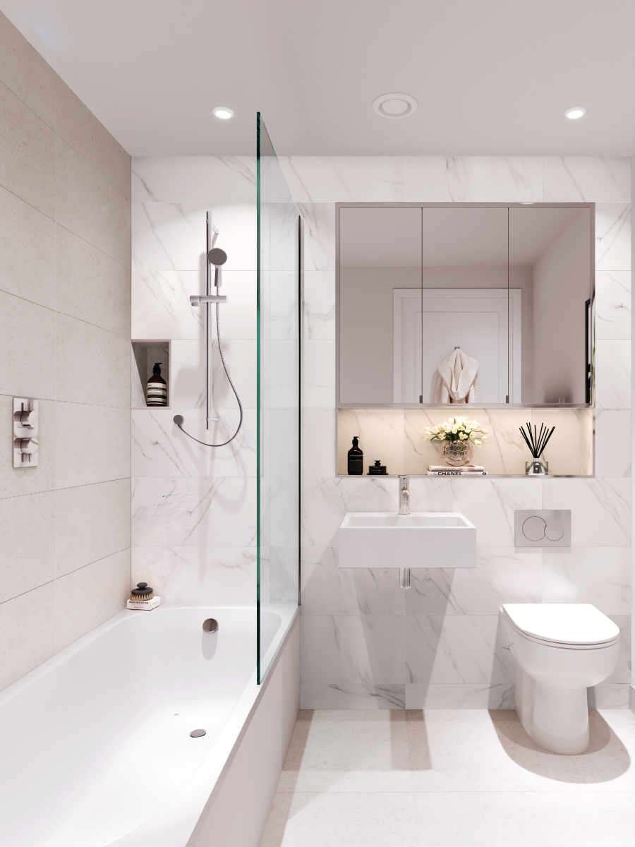 St William, Courtyard Gardens, Interior, Bathroom