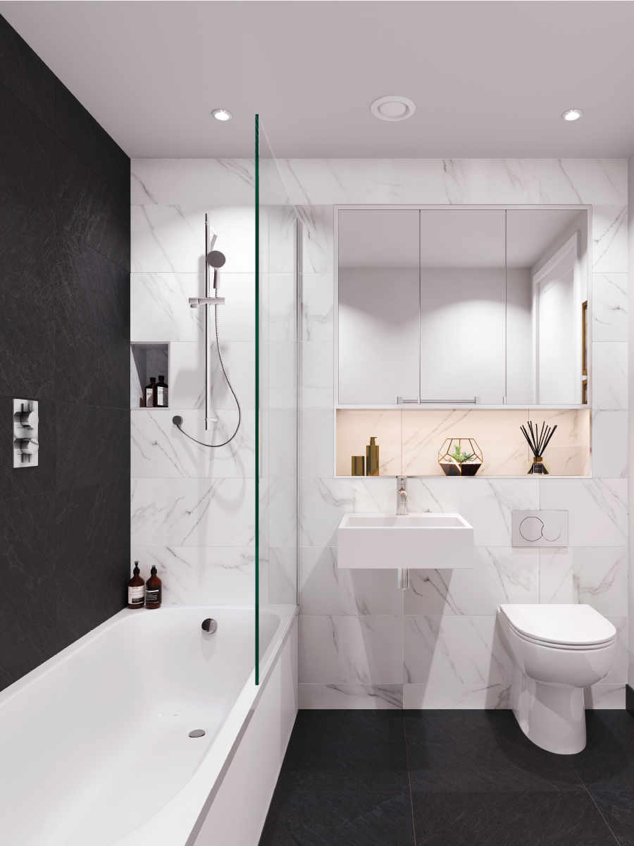 St William, Courtyard Gardens, Interior, Bathroom