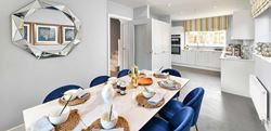 Berkeley, Hollyfields, Four Bedroom Showhome, Kitchen / Dining Room