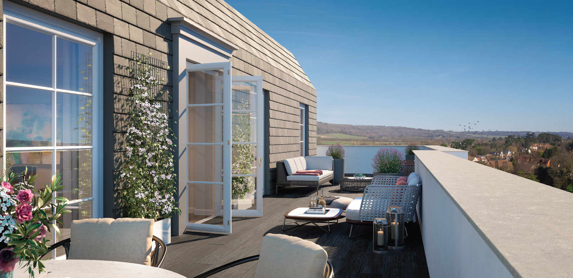 St William, Courtyard Gardens, Interior, Terrace