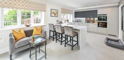 Berkeley, Hollyfields, Five Bedroom Showhome, Living / Kitchen