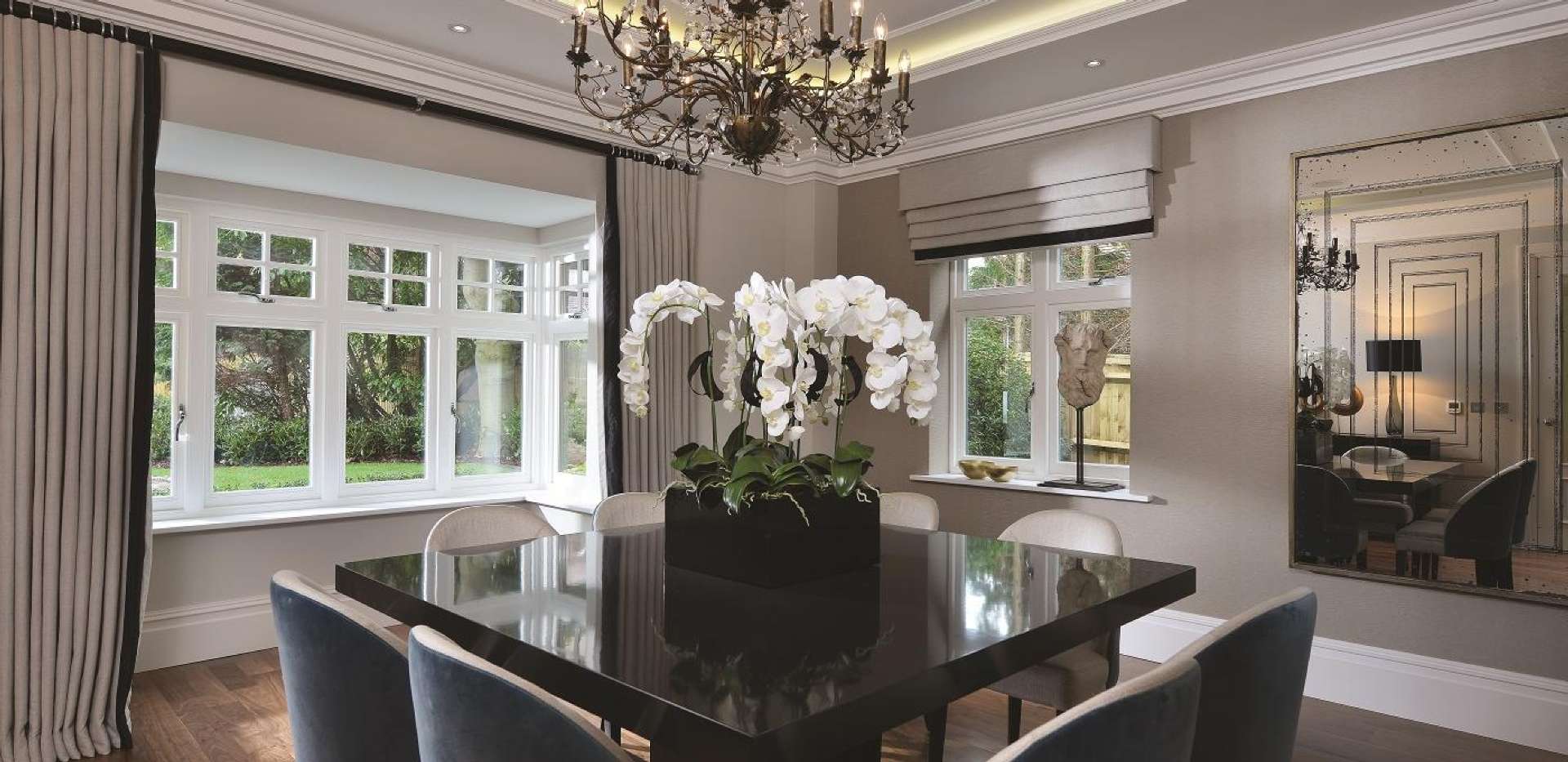 Berkeley, Montagu Gardens, 5 Bedroom Home, Dining Room, Interiors