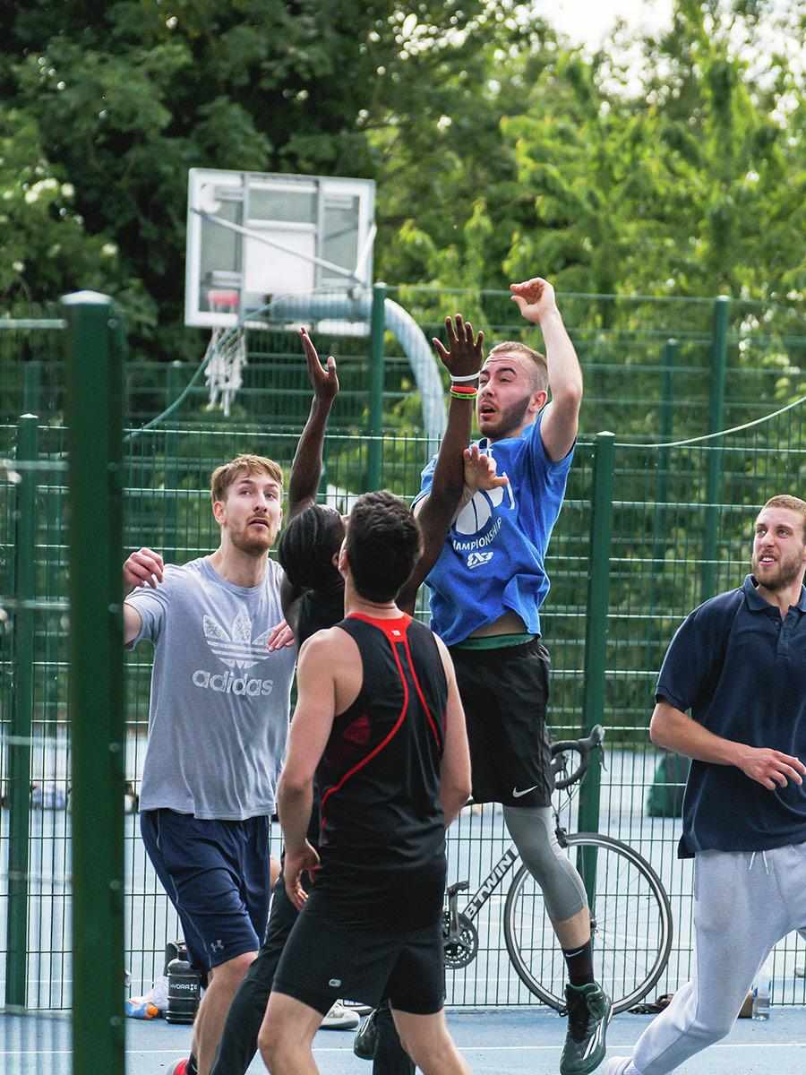 St William, The Cottonworks, Local Area, Basketball Courts