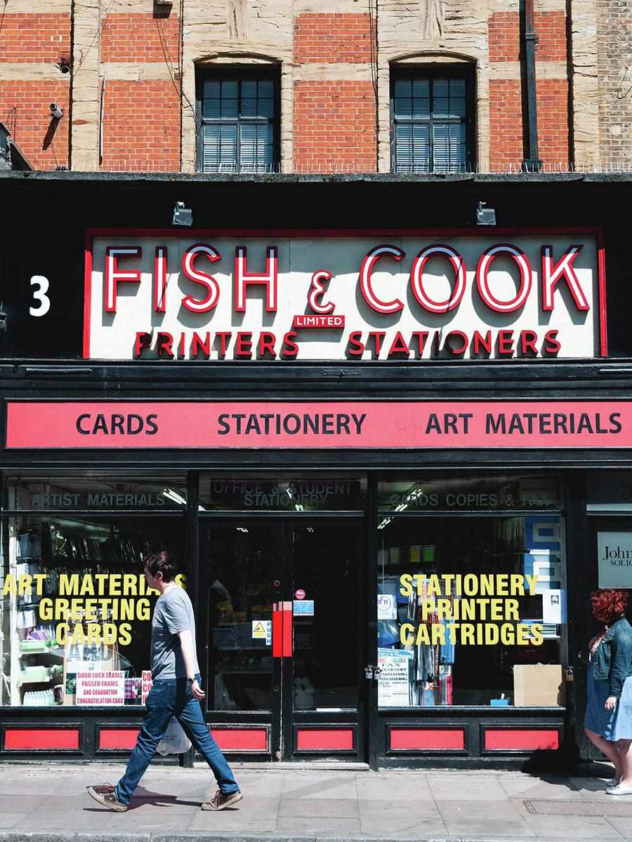 St William, The Cottonworks, Local Area, Fish and Cook Stationers