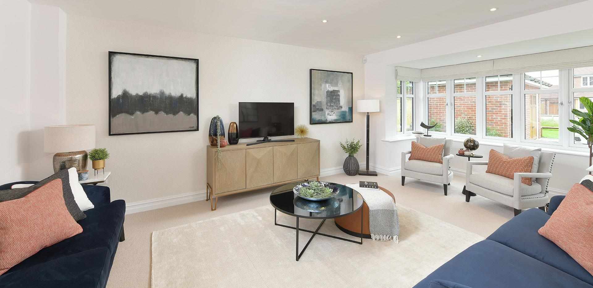 Berkeley, Edenbrook Village, Silver Willows, Interior, Living Room