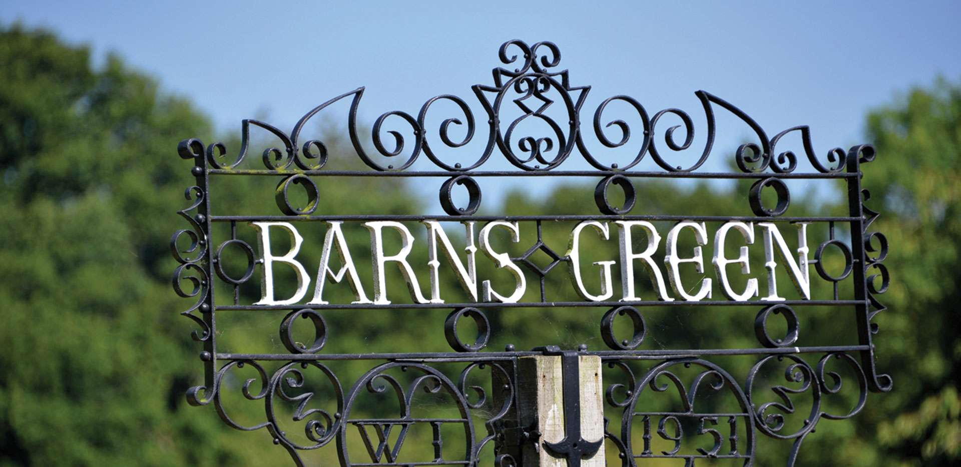 Berkeley, The Ashmiles, Barns Green, Local Area, Village Sign