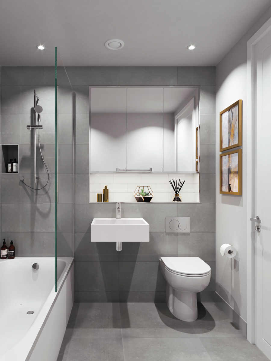 St William, Courtyard Gardens, Interiors, Bathroom