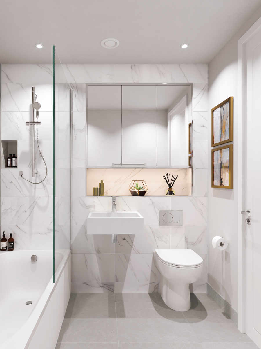 St William, Courtyard Gardens, Interiors, Bathroom