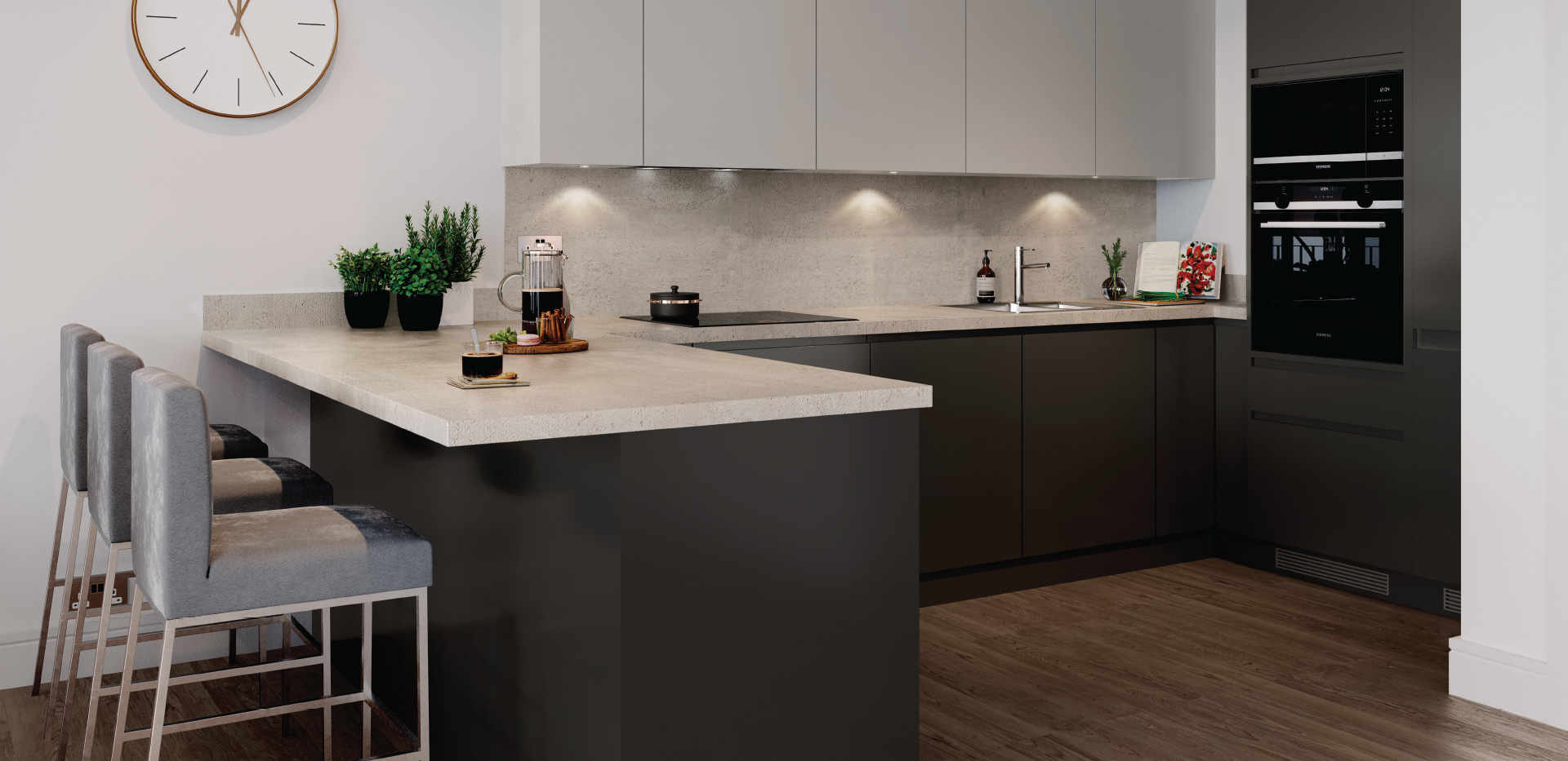 St William, Courtyard Gardens, Interiors, Kitchen