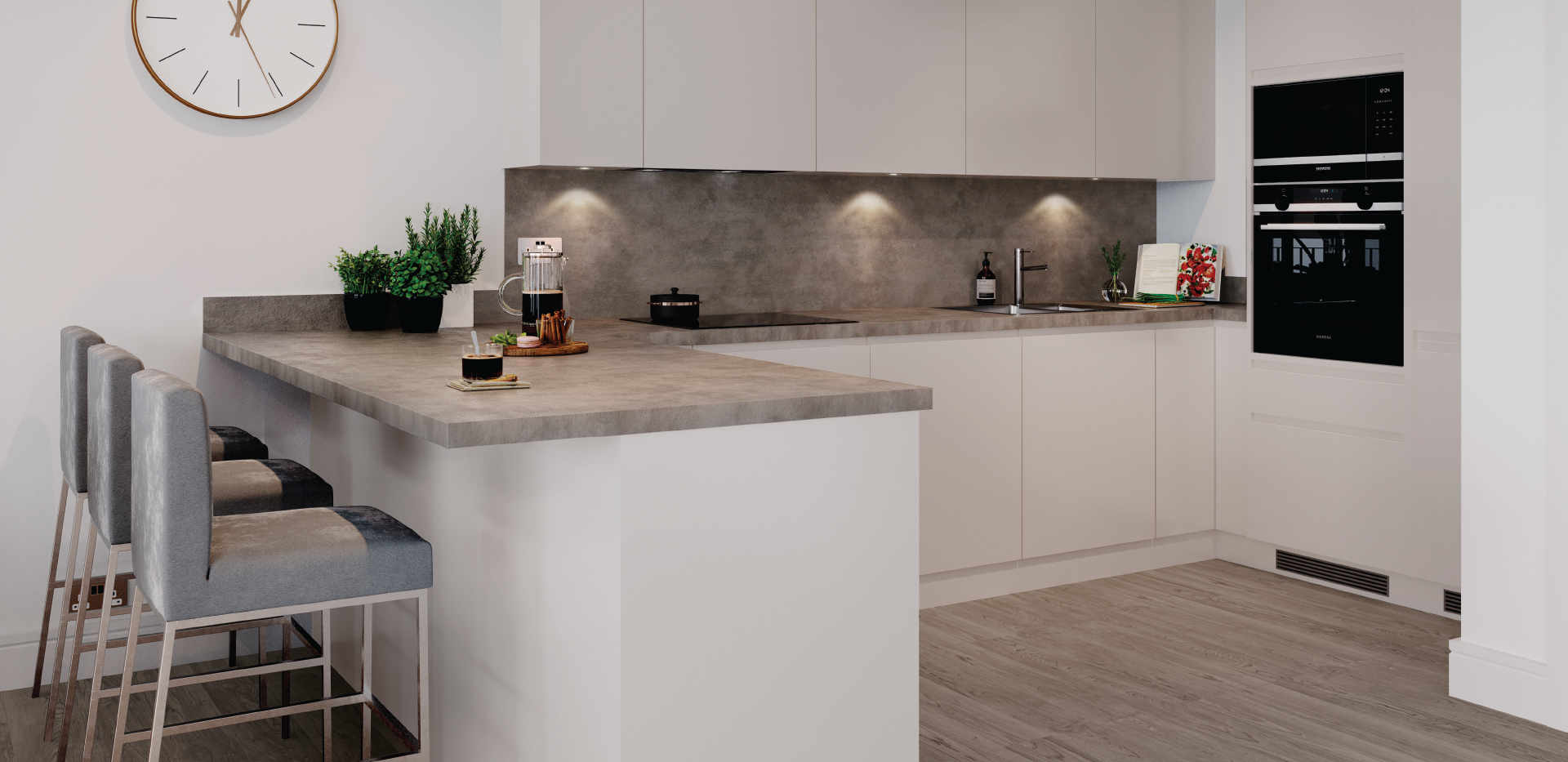 St William, Courtyard Gardens, Interiors, Kitchen