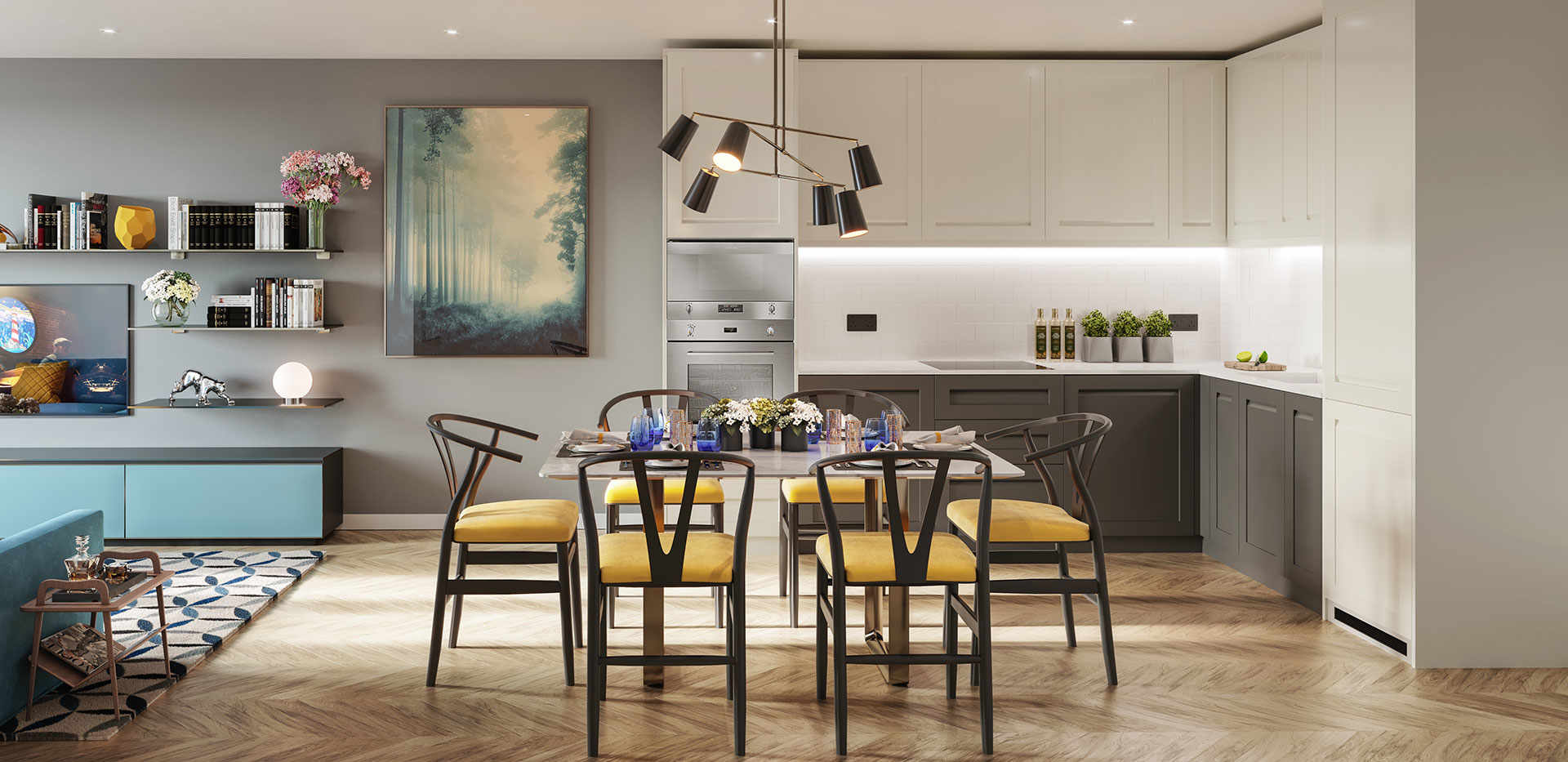 St George, Royal Exchange, Interior, Kitchen Olive Royal