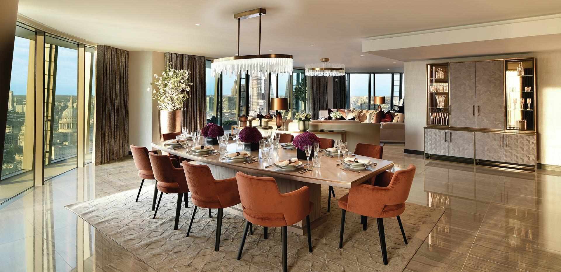 St George, One Blackfriars, Development Interior, Dining Area