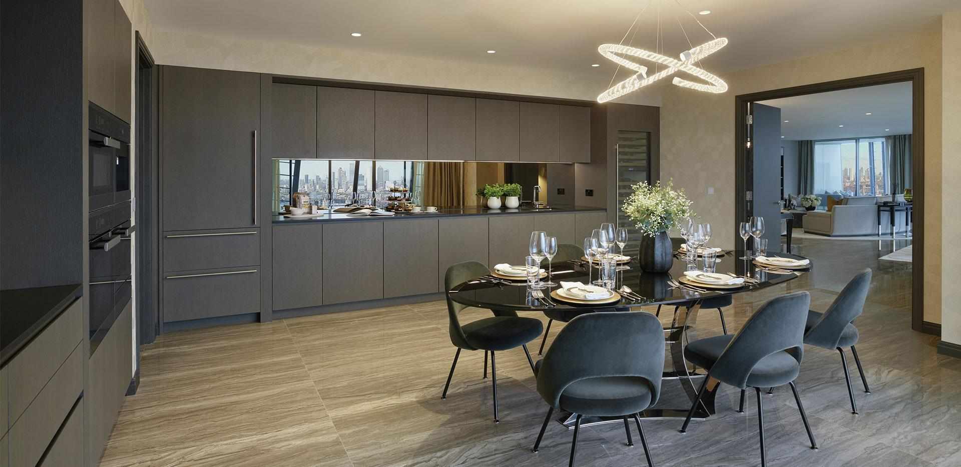 St George, One Blackfriars, Development Interior, Kitchen / Dining