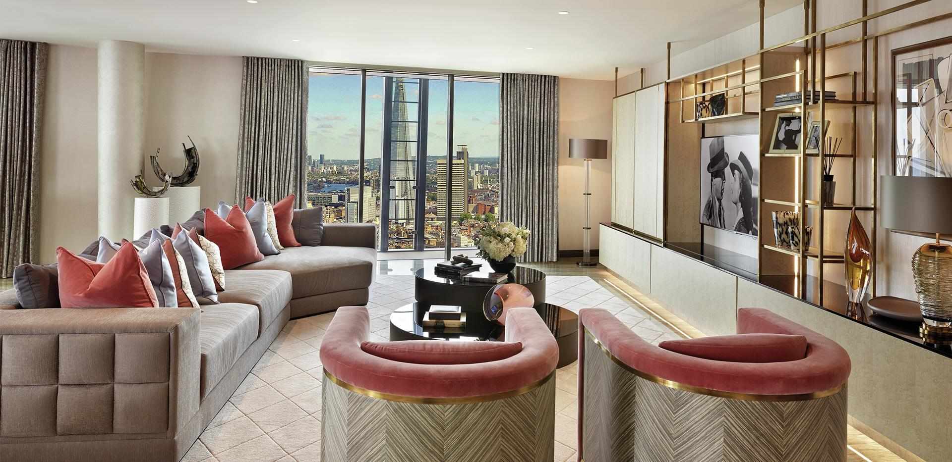 St George, One Blackfriars, Development Interior, Living Area