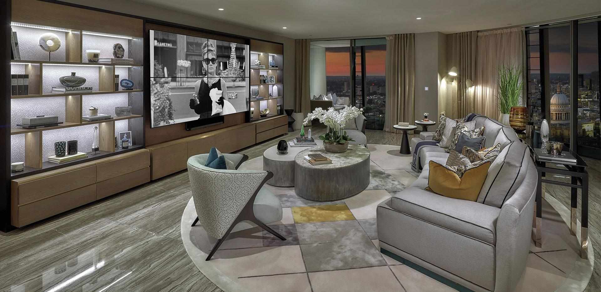 St George, One Blackfriars, Development Interior, Living Area