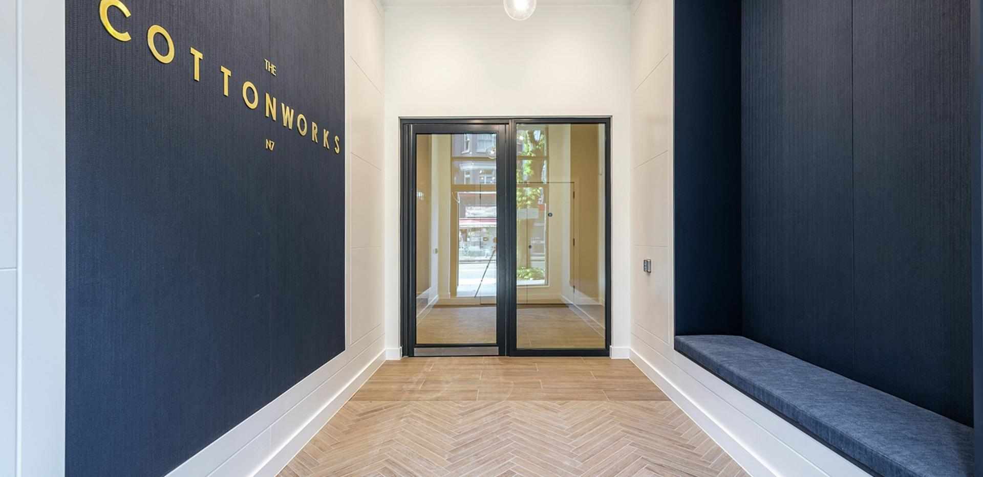 St William, The Cottonworks, Entrance