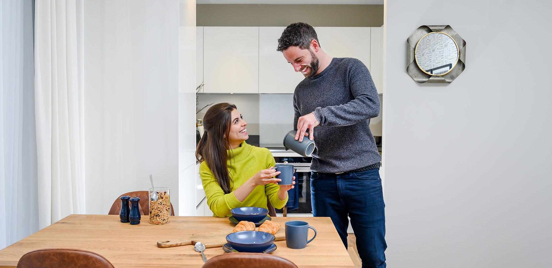 St William, Fairwood Place, Two Bed Showhome, Lifestyle Imagery