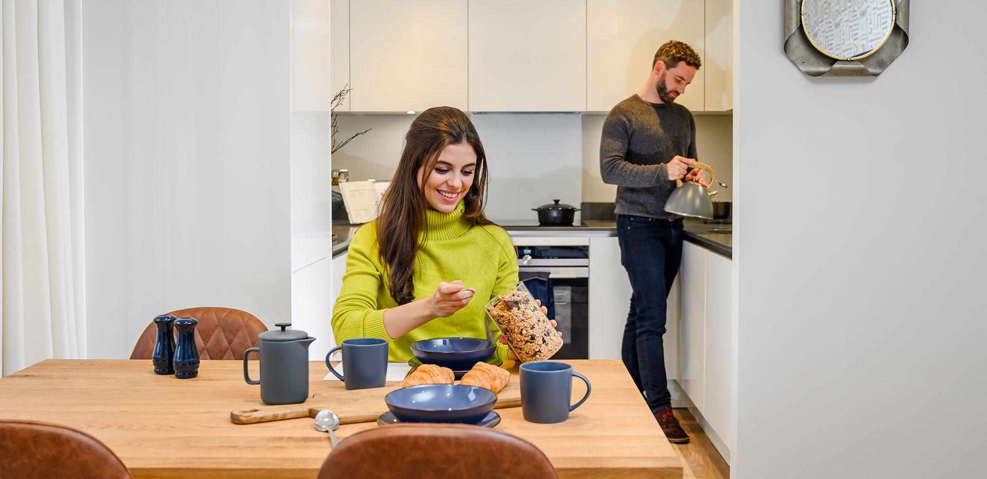 St William, Fairwood Place, Two Bed Showhome, Lifestyle Imagery