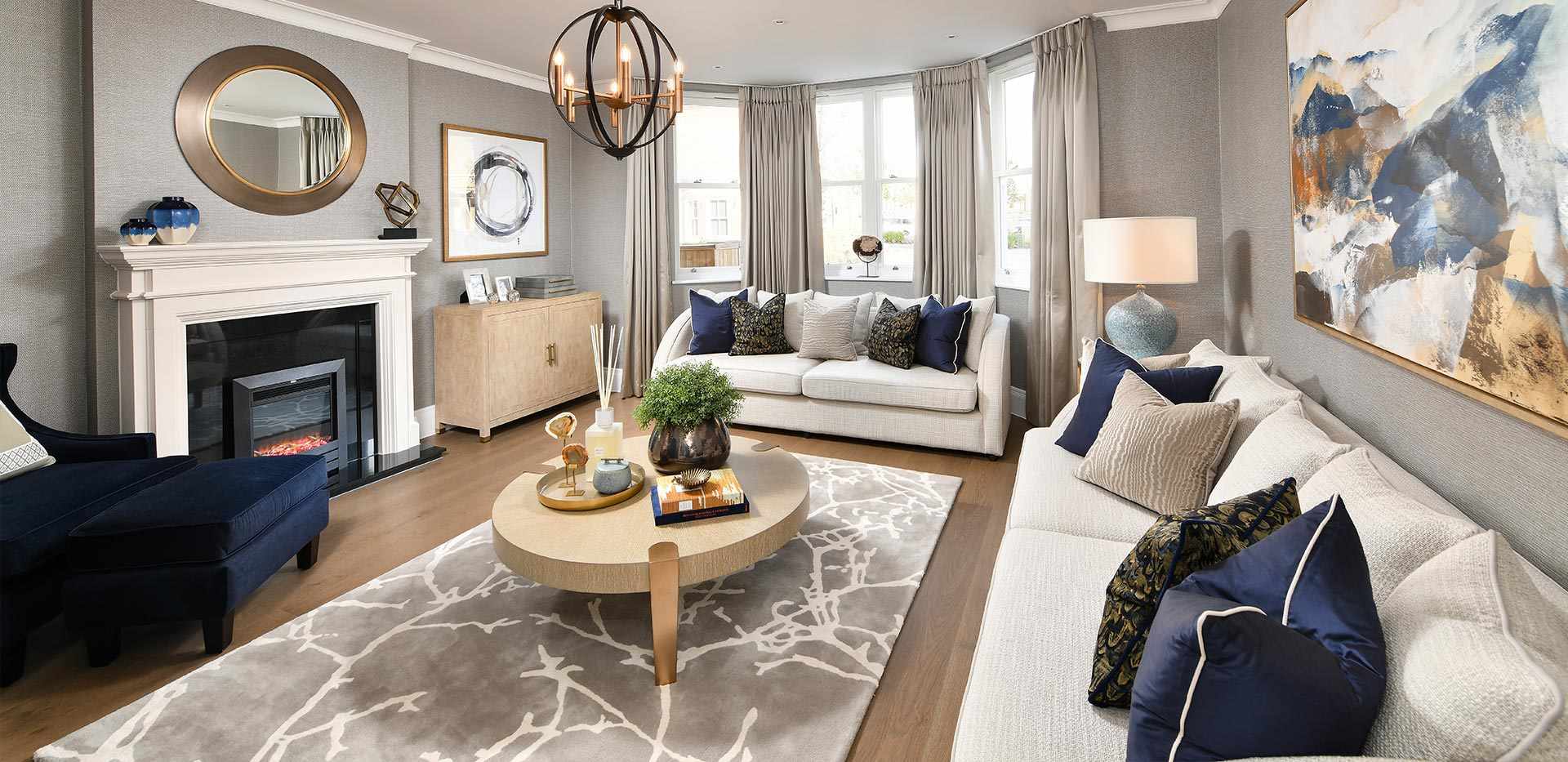 Berkeley, Richmond Chase, House Interior, Living