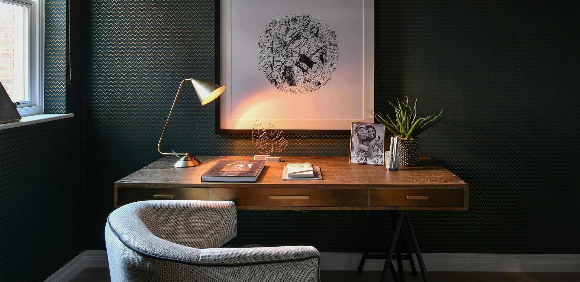 Berkeley, Richmond Chase, House Interior, Study