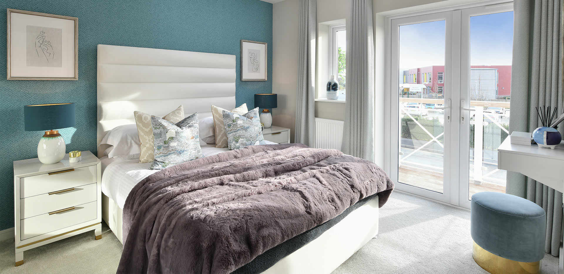 Berkeley, Holborough Lakes, 3 Bedroom Showhome, Bedroom