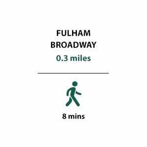 Kings Road Park, Transport, Fulham Broadway