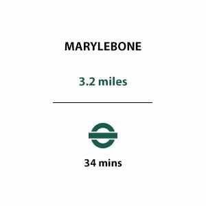 Kings Road Park, Transport, Marylebone