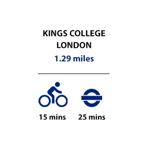 Berkeley, Oval Village, Kings College London