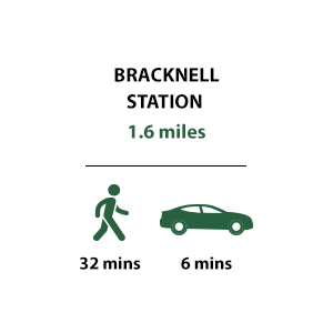 Berkeley, Woodhurst Park, Transport, Bracknell Station