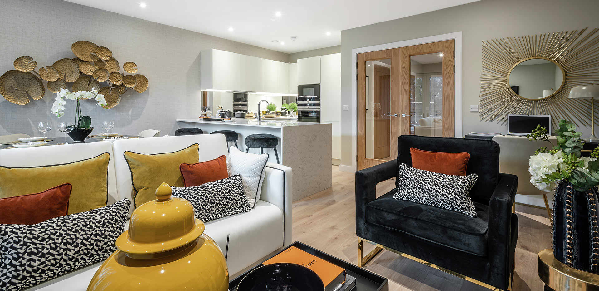 St William, Elmswater, Apartment A4, Interior, Living / Dining / Kitchen