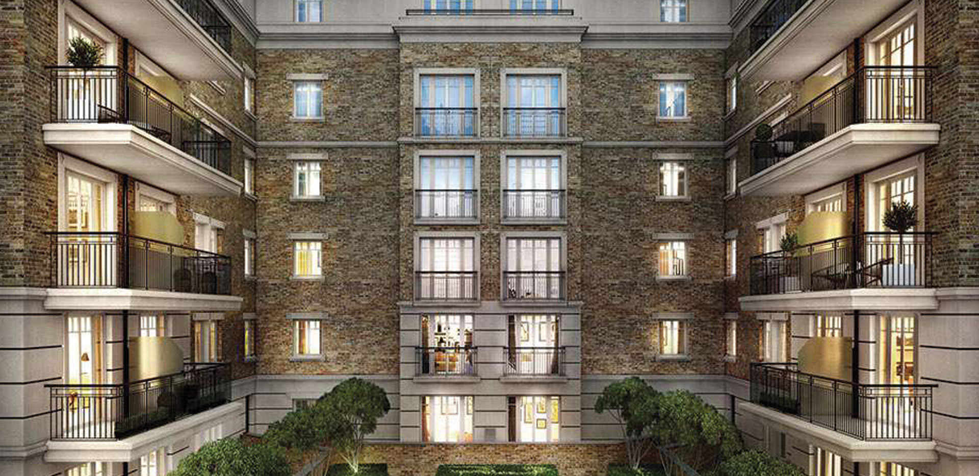 St James, Hurlingham Walk, Courtyard, Exterior