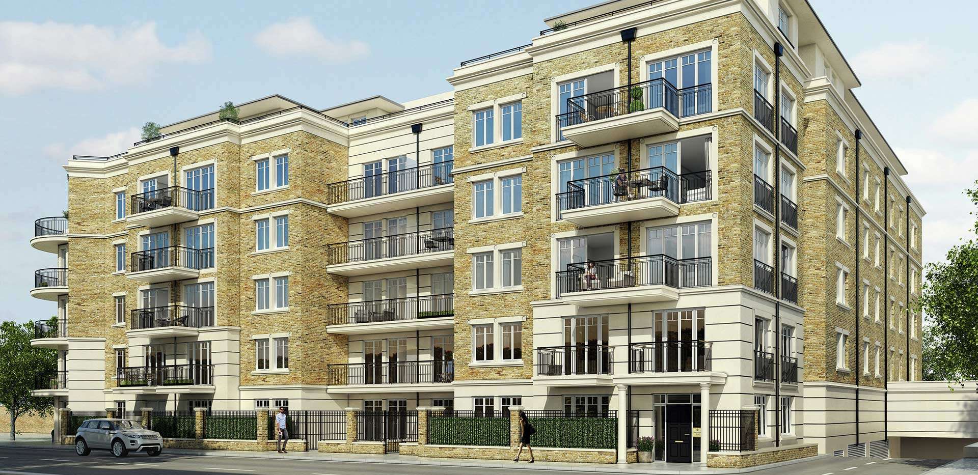 St James, Hurlingham Walk, Exterior CGI, Core B, Exterior